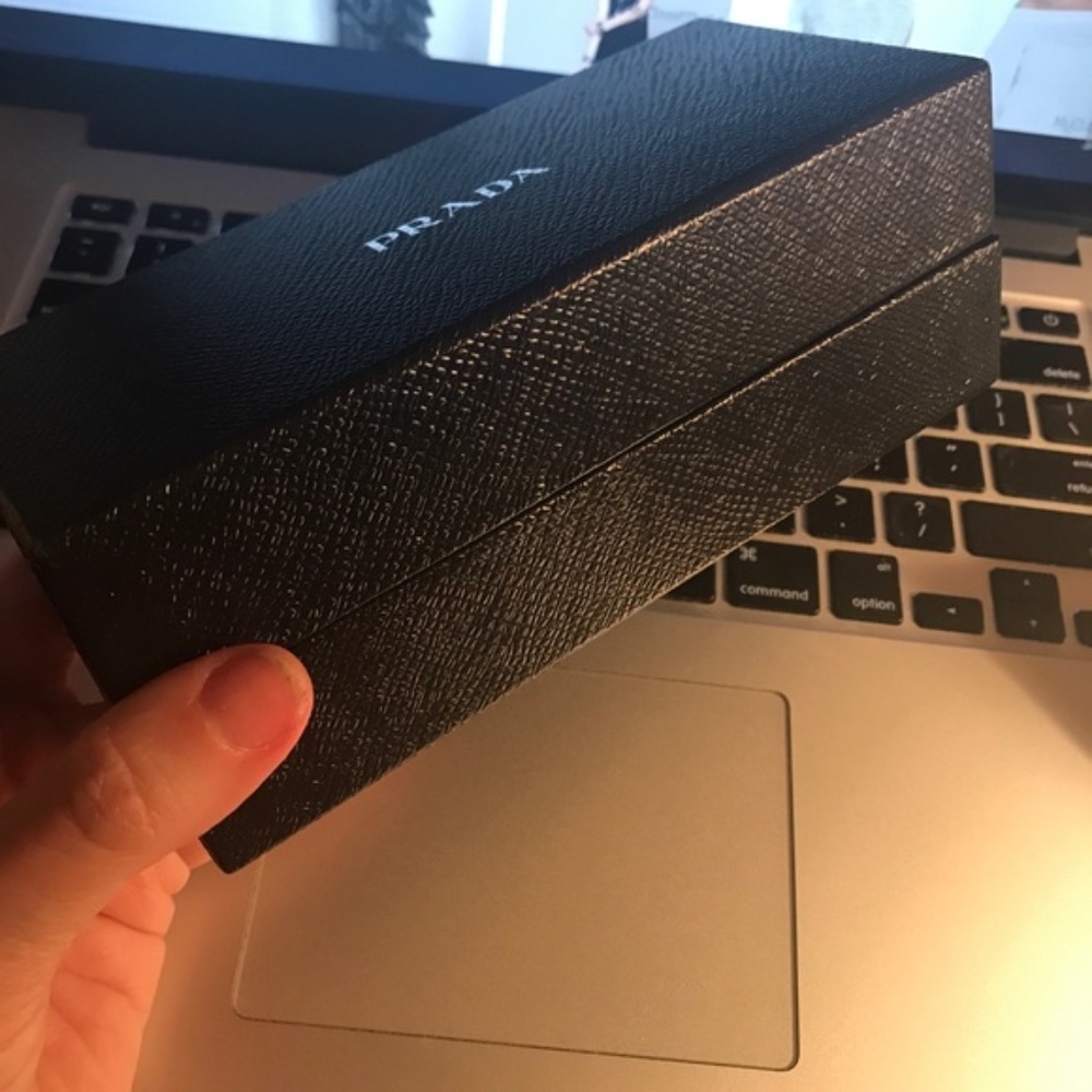 PRADA New sunglasses case black gift box large OS - Picture 8 of 10